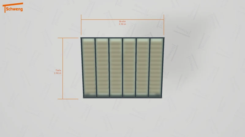 #DE Schweng Terrassenüberdachung S400 (ID k2y4mb)