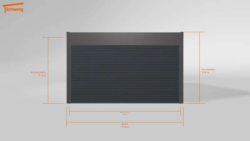 #DE Schweng Flachdachcarport C600 (ID jjrqyb)