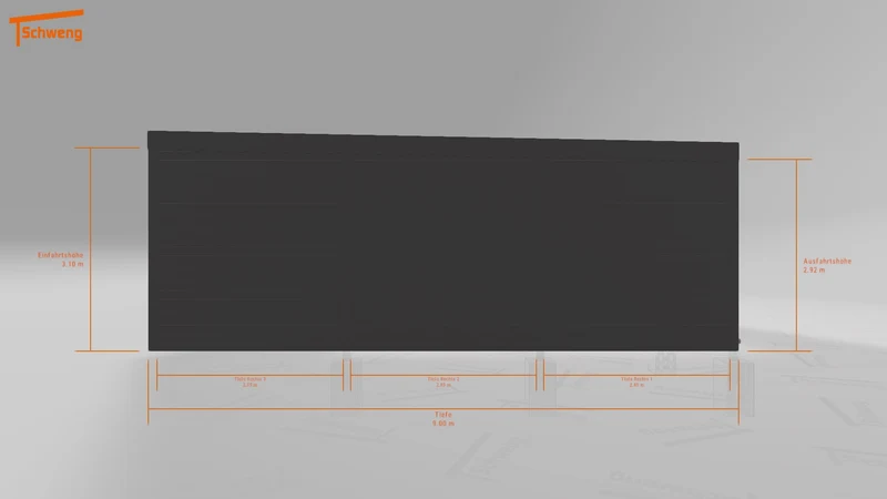 #DE Schweng Flachdachcarport C600 (ID jjrqyb)