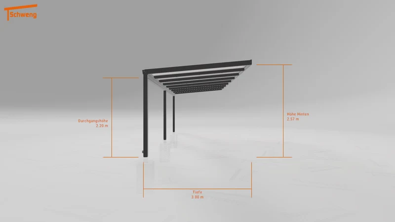 #DE Schweng Terrassenüberdachung S350 (ID 9wx79p)