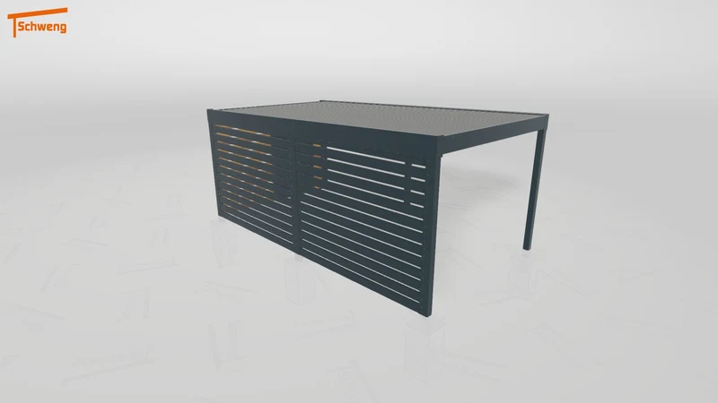 #DE Schweng Flachdachcarport C600+ (ID 85bm95) #MTG
