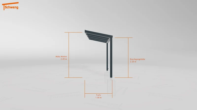 #DE Schweng Terrassenüberdachung S350 (ID pbjzvy)