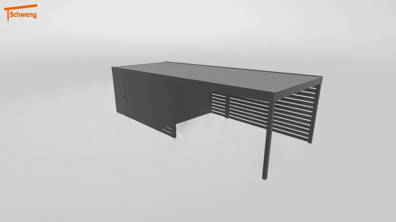 #DE Schweng Flachdachcarport C600 (ID g7gw2d) #MTG