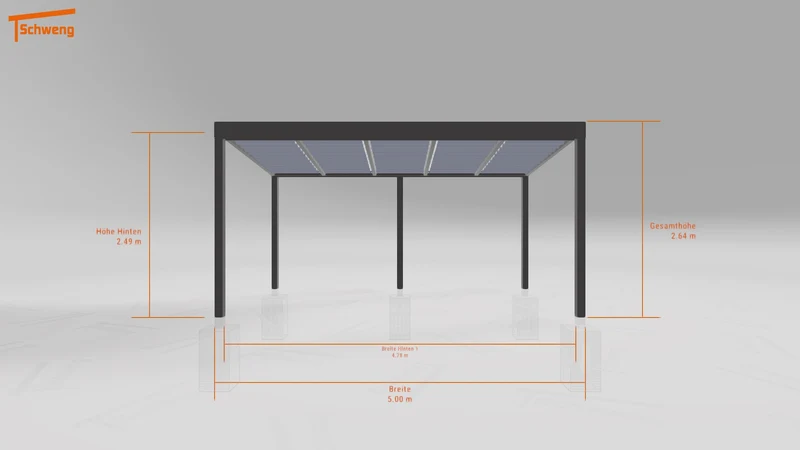 #DE Schweng Terrassenüberdachung S350 (ID pbjr72)