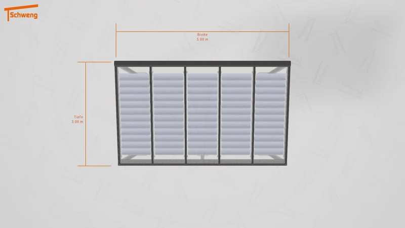 #DE Schweng Terrassenüberdachung S350 (ID pbjr72)