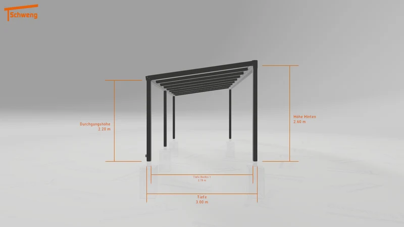 #DE Schweng Terrassenüberdachung S350 (ID n5xkmw)