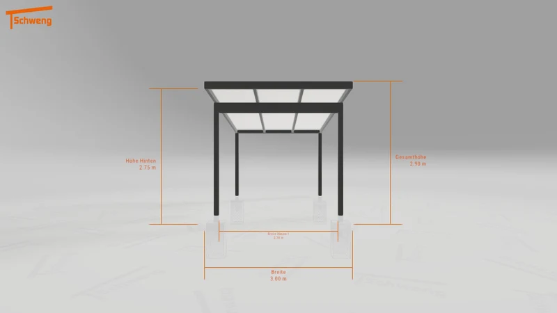 #DE Schweng Pultdachcarport S400 (ID yg7gdv) #MTG