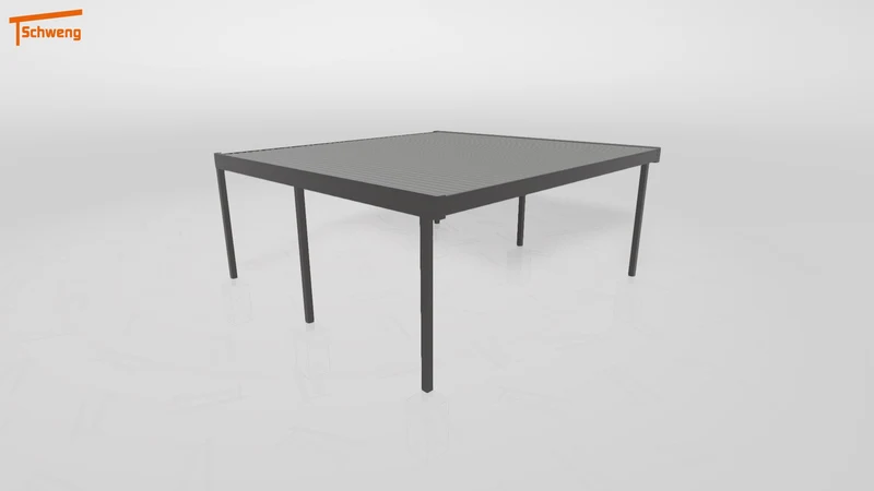 #DE Schweng Flachdachcarport C600+ (ID rjrjd5)
