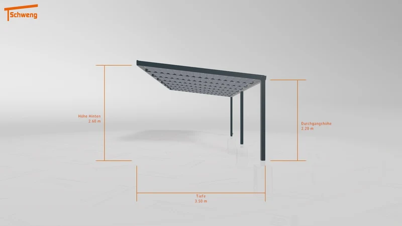 #DE Schweng Terrassenüberdachung S350 (ID ygn5n7)