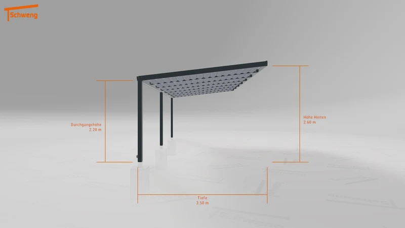 #DE Schweng Terrassenüberdachung S350 (ID ygn5n7)