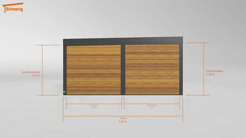 #DE Schweng Flachdachcarport C600+ (ID w3n9pg) #MTG