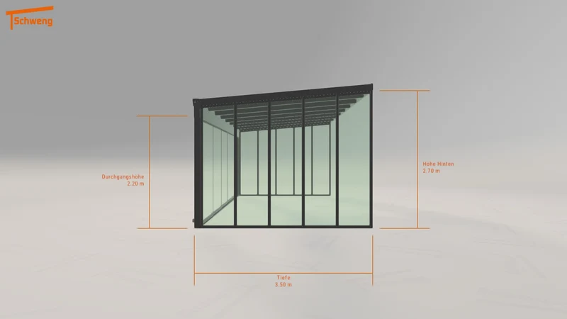 #DE Schweng Terrassenüberdachung S400 (ID 7798mx)