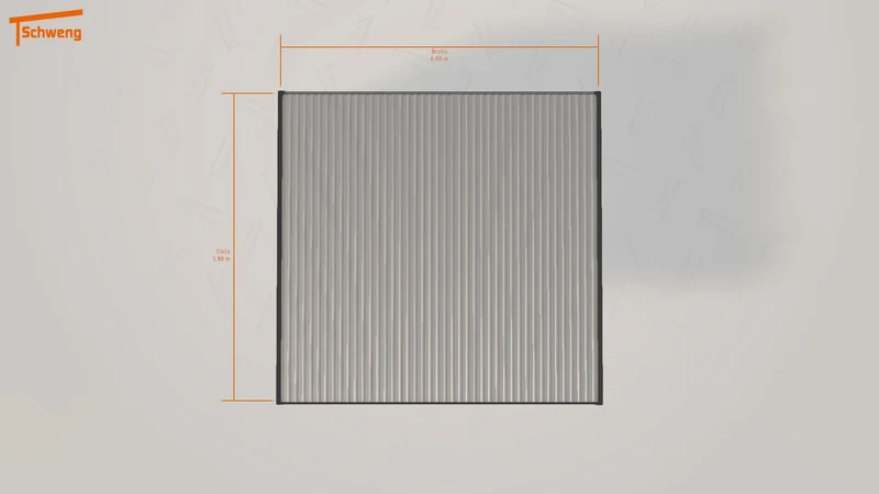 #DE Schweng Flachdachcarport C600+ (ID w3p78j) #MTG