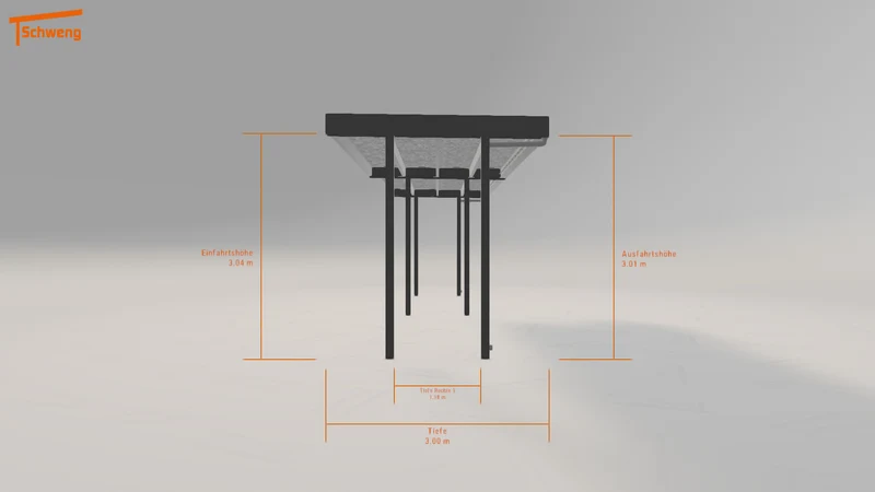 #DE Schweng Flachdachcarport C600+ (ID 2qkjyr) #MTG