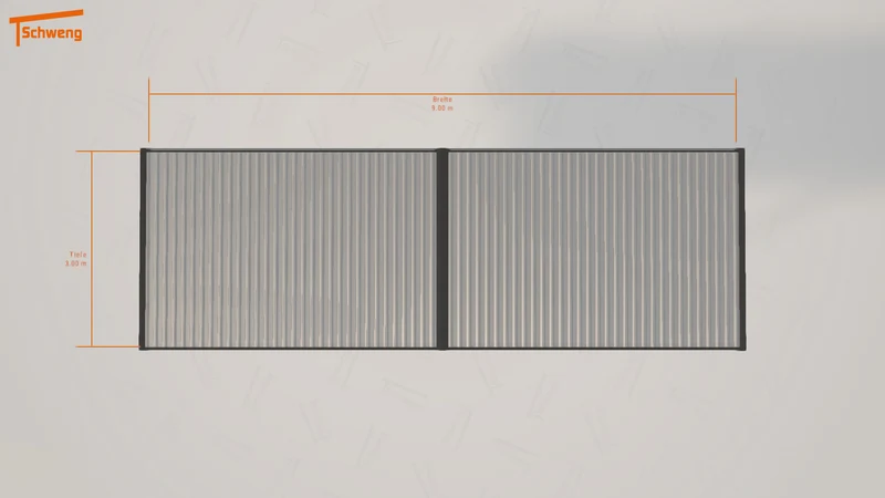 #DE Schweng Flachdachcarport C600+ (ID 2qkjyr) #MTG