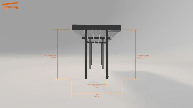 #DE Schweng Flachdachcarport C600+ (ID 42kz7m) #MTG