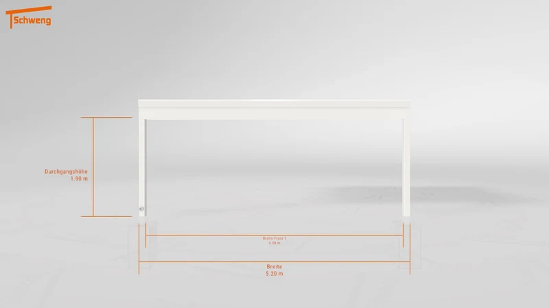 #DE Schweng Terrassenüberdachung S400 (ID 77m8k8)