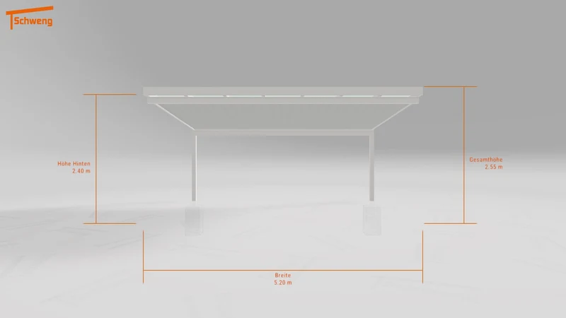#DE Schweng Terrassenüberdachung S400 (ID 77m8k8)