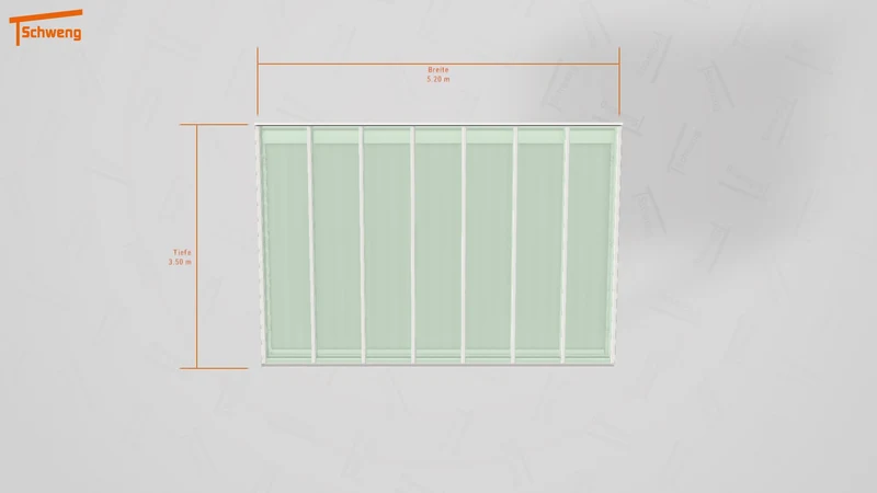 #DE Schweng Terrassenüberdachung S400 (ID 77m8k8)