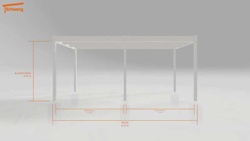#DE Schweng Flachdachcarport C600+ (ID v49y2y)