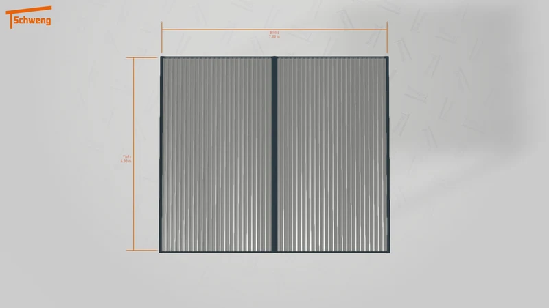#DE Schweng Flachdachcarport C600 (ID yg7xmk) #MTG