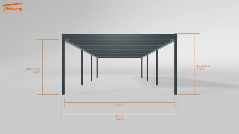 #DE Schweng Flachdachcarport C600 (ID 9wx745) #MTG