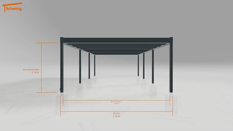 #DE Schweng Flachdachcarport C600 (ID 9wx745) #MTG