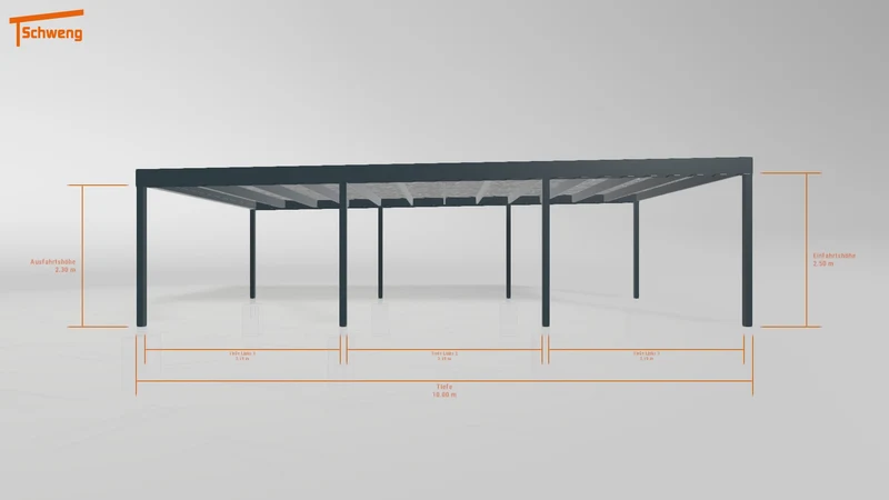 #DE Schweng Flachdachcarport C600 (ID 9wx745) #MTG