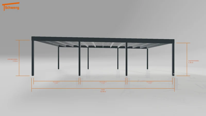 #DE Schweng Flachdachcarport C600 (ID 9wx745) #MTG