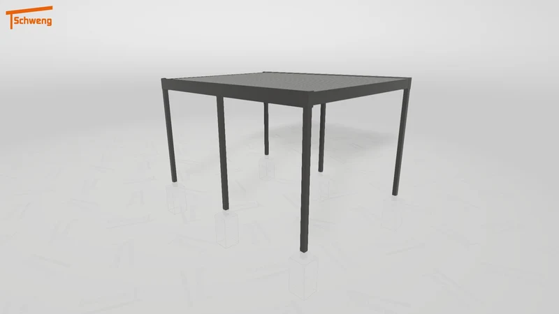 #DE Schweng Flachdachcarport C600+ (ID 2qbn4j)