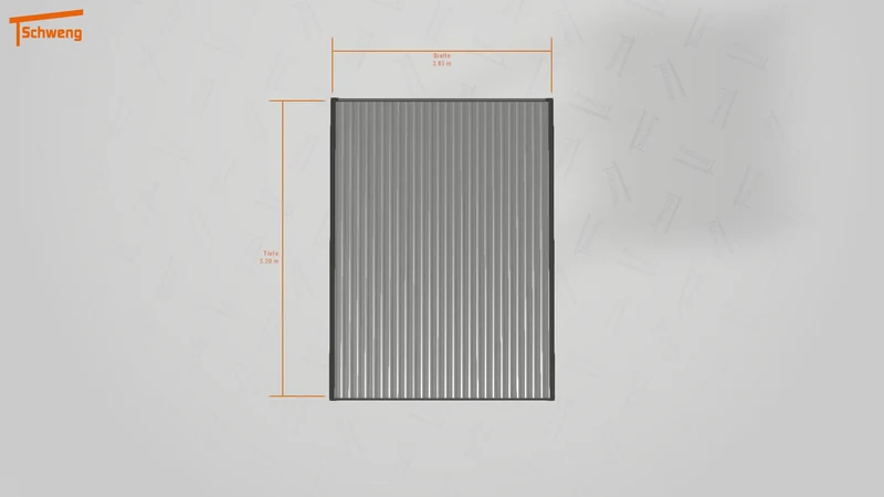 #DE Schweng Flachdachcarport C600+ (ID 2qbn4j)