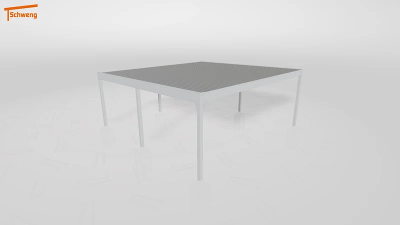 #DE Schweng Flachdachcarport C600 (ID 8575yw)