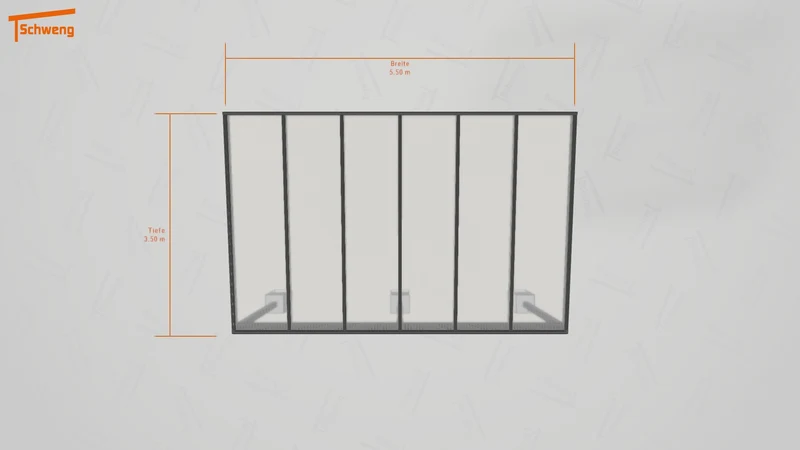 #DE Schweng Pultdachcarport S350 (ID x7573y)