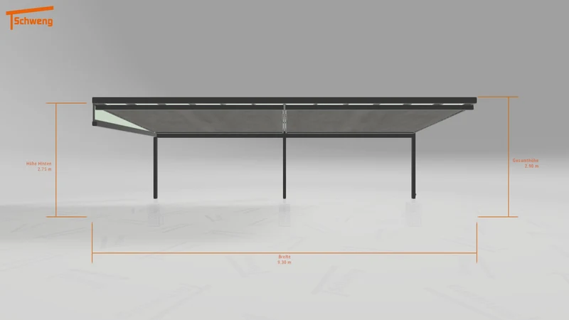 #DE Schweng Terrassenüberdachung S400 (ID jjrjnn)