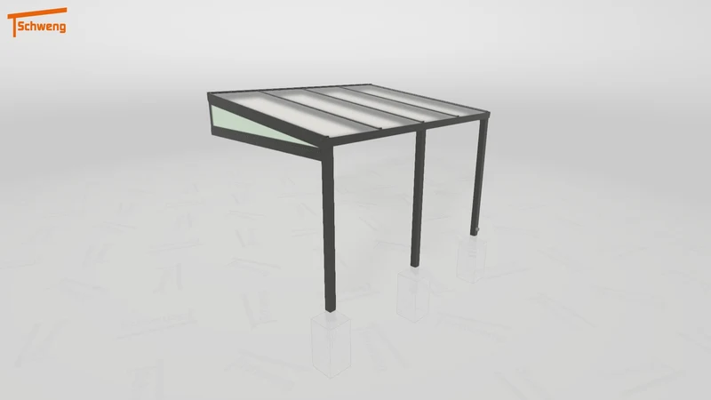 #DE Schweng Terrassenüberdachung S350 (ID 3385n9)