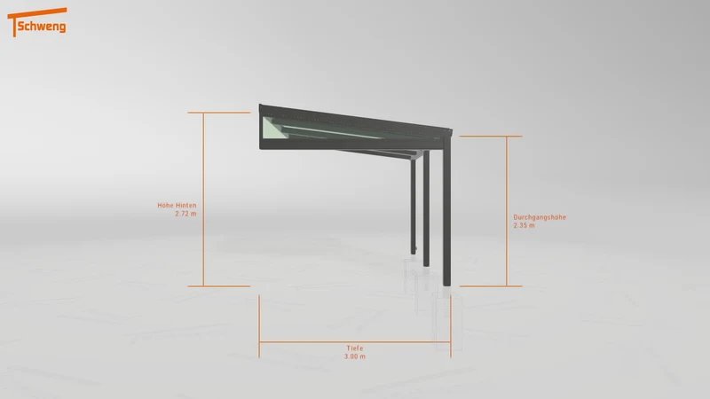 #DE Schweng Terrassenüberdachung S350 (ID 3385n9)