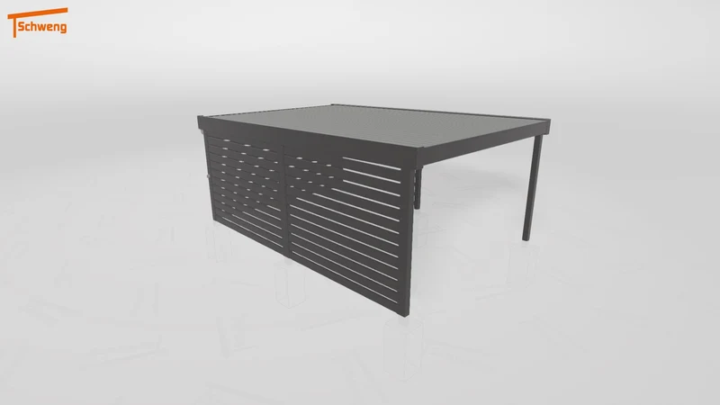 #AT Schweng Flachdachcarport C600 (ID w3y5bg) #MTG