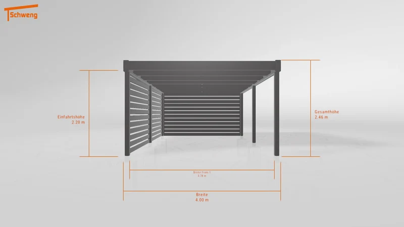 #AT Schweng Flachdachcarport C600 (ID w3y5bg) #MTG