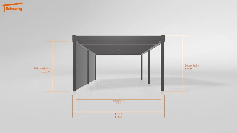 #AT Schweng Flachdachcarport C600 (ID jjrq4b) #MTG