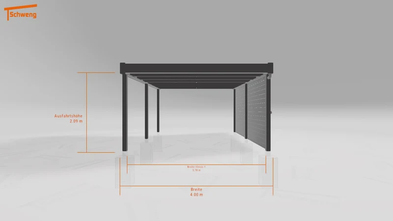 #AT Schweng Flachdachcarport C600 (ID jjrq4b) #MTG