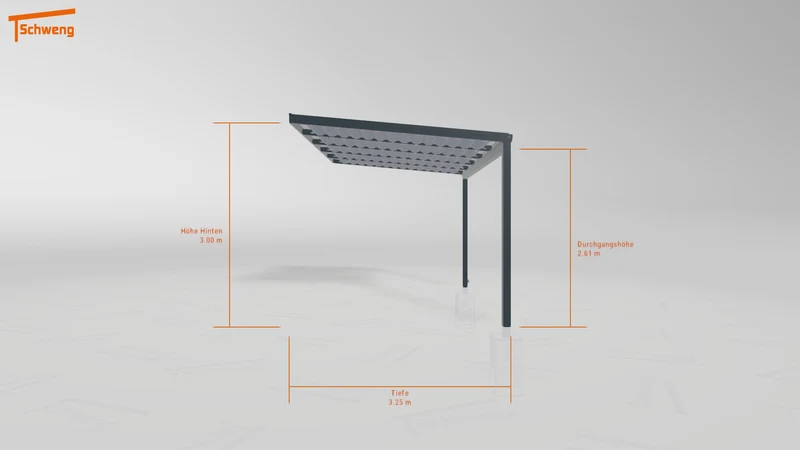 #DE Schweng Terrassenüberdachung S350 (ID g7pj2r)