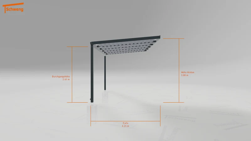 #DE Schweng Terrassenüberdachung S350 (ID g7pj2r)