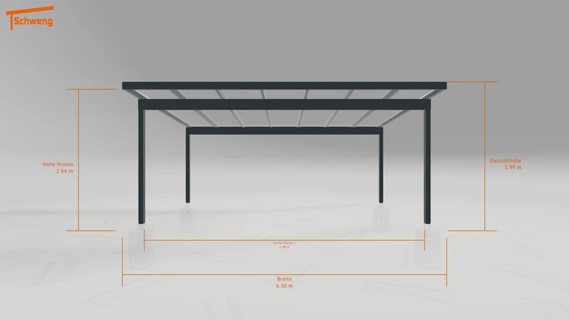 #DE Schweng Pultdachcarport S400 (ID jjrq8b)