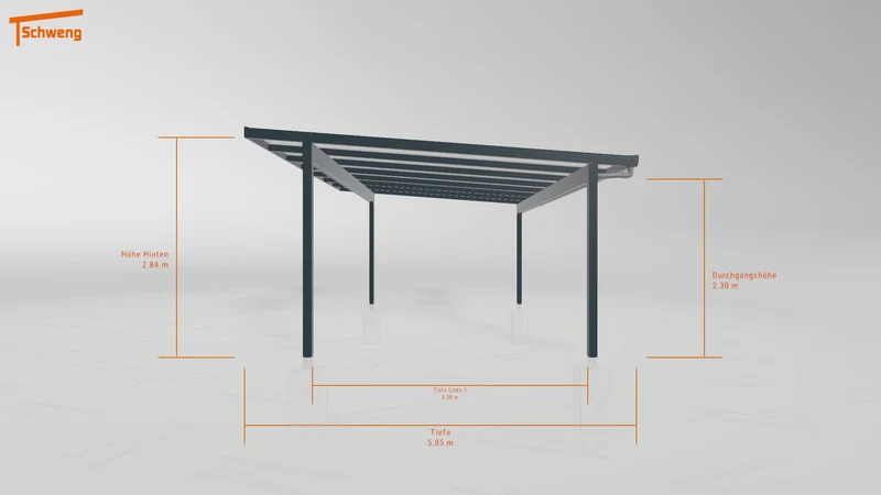 #DE Schweng Pultdachcarport S400 (ID jjrq8b)