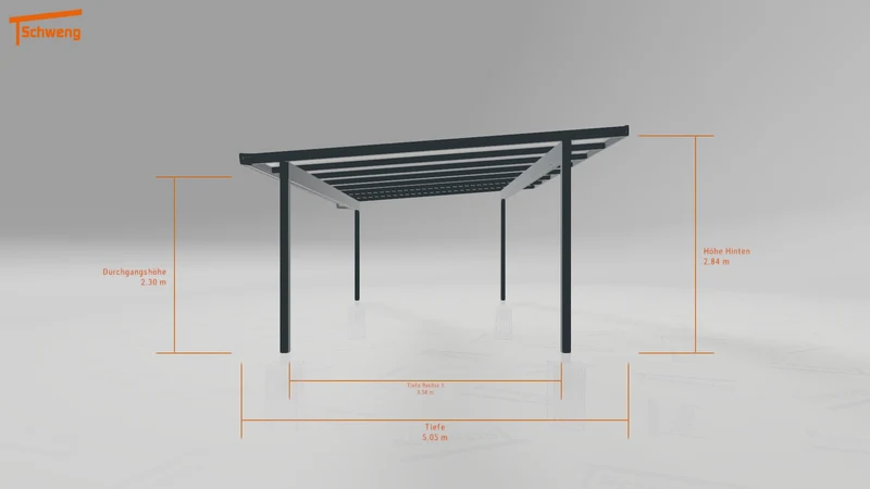 #DE Schweng Pultdachcarport S400 (ID jjrq8b)
