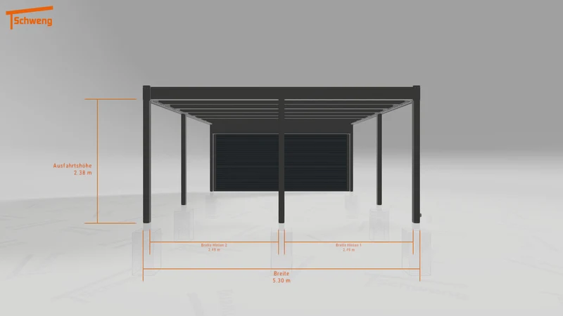 #DE Schweng Flachdachcarport C600+ (ID bkjvp7) #MTG