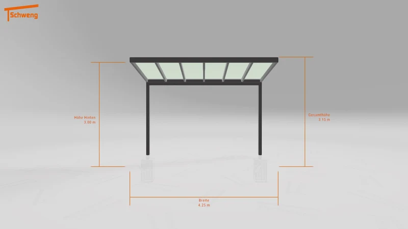 #DE Schweng Terrassenüberdachung S400 (ID qdwm9p)