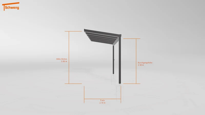 #DE Schweng Terrassenüberdachung S400 (ID qdwm9p)