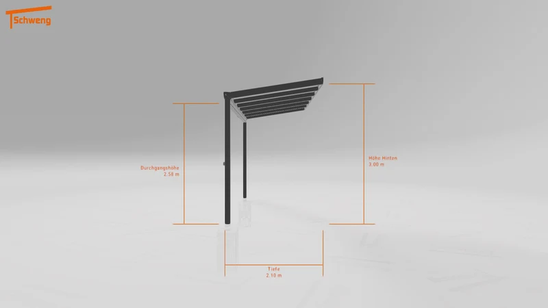 #DE Schweng Terrassenüberdachung S400 (ID qdwm9p)