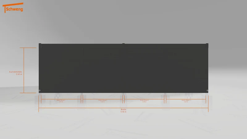 #DE Schweng Flachdachcarport C600+ (ID g7gqv4)